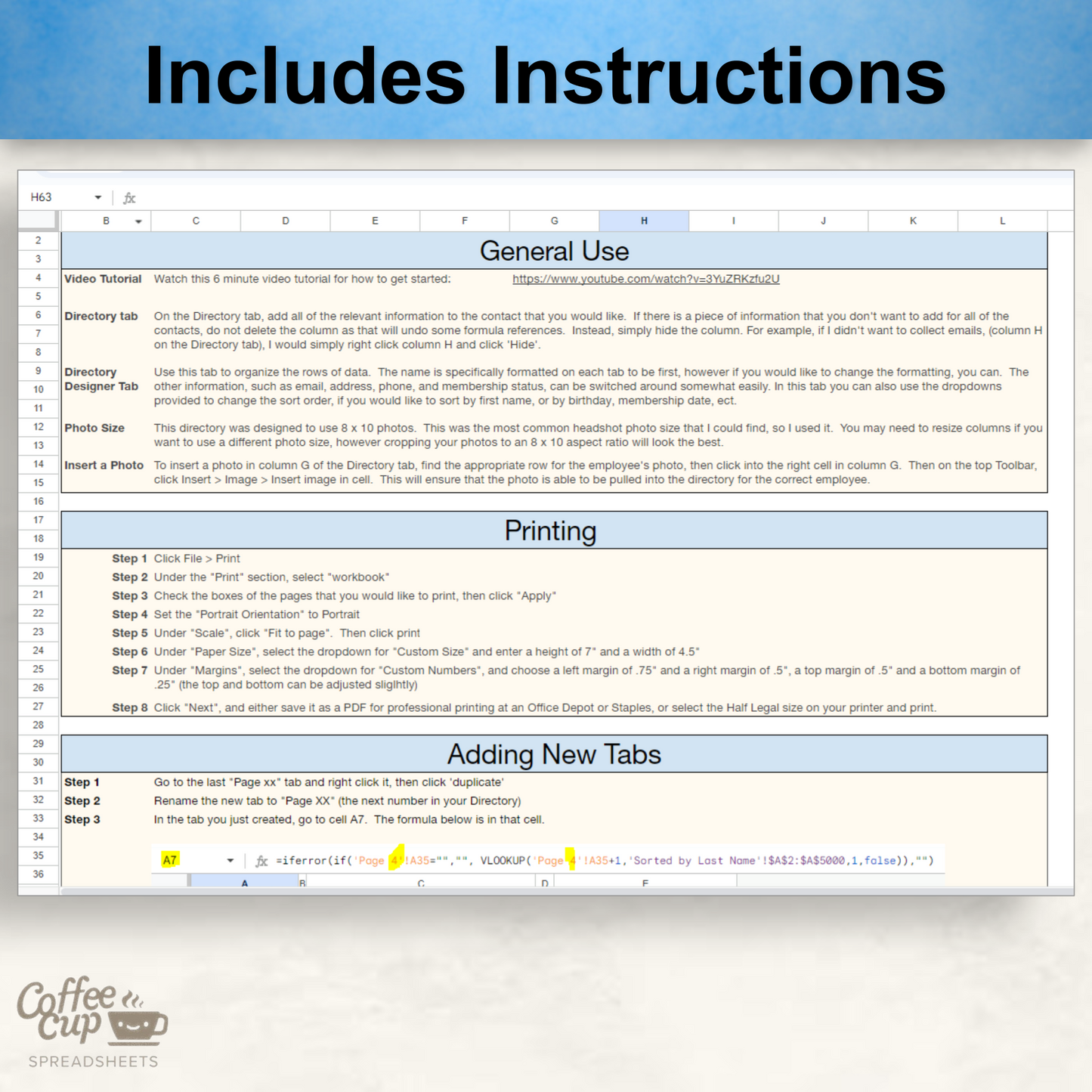 Individual Church Photo Directory