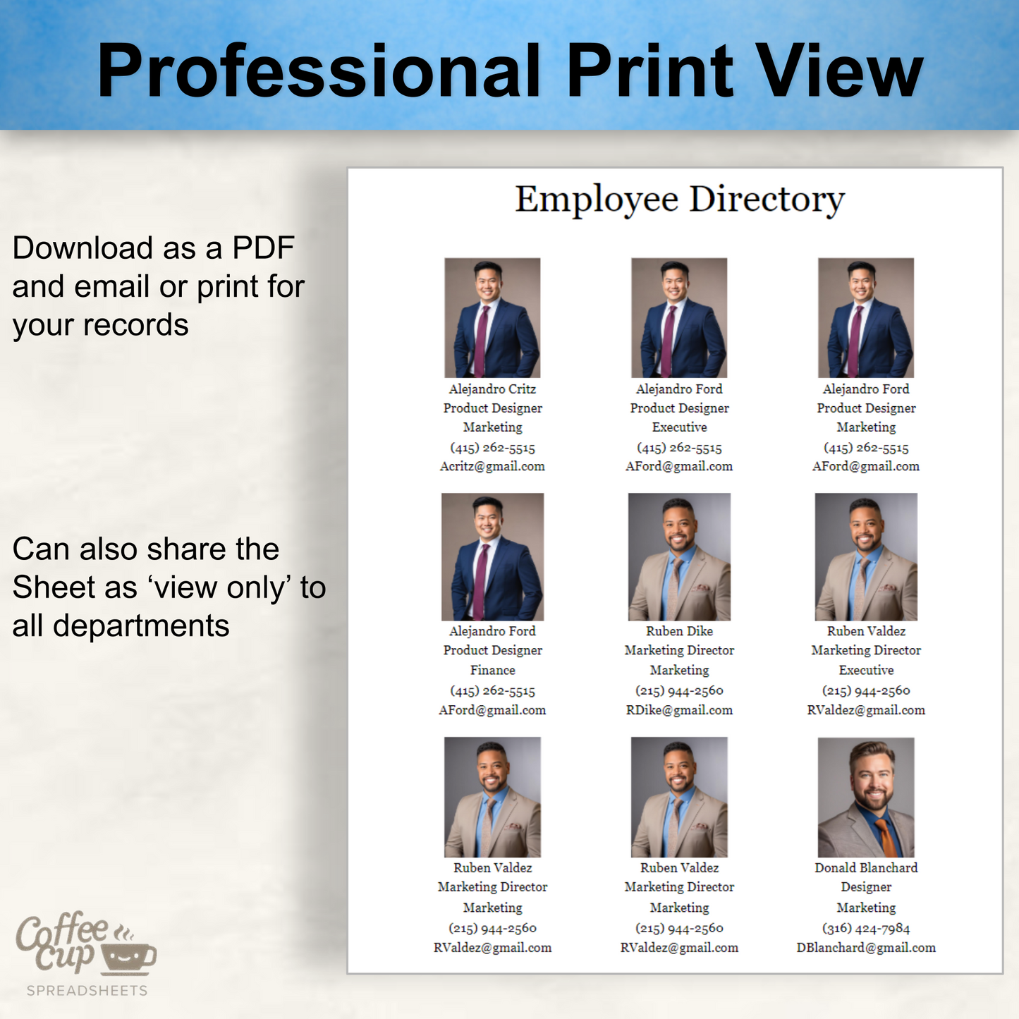 Employee Photo Directory