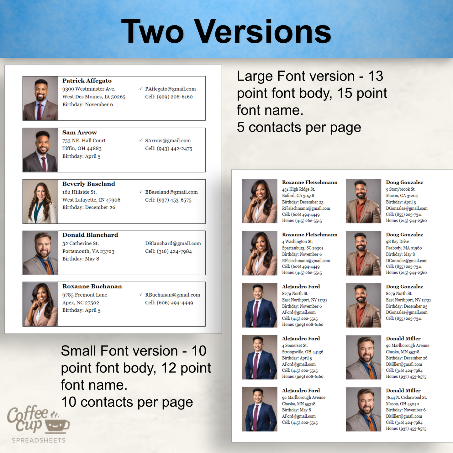 Individual Church Photo Directory