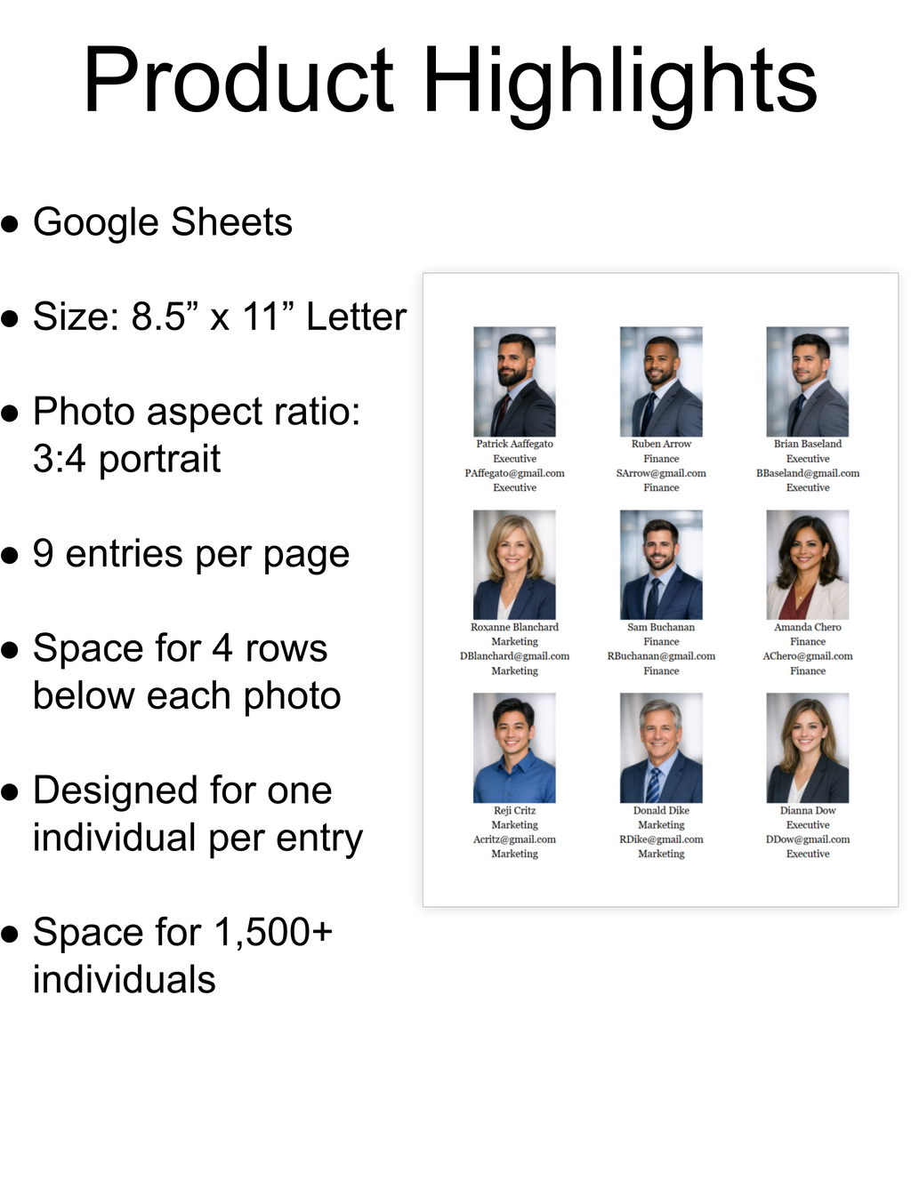 Employee Photo Directory