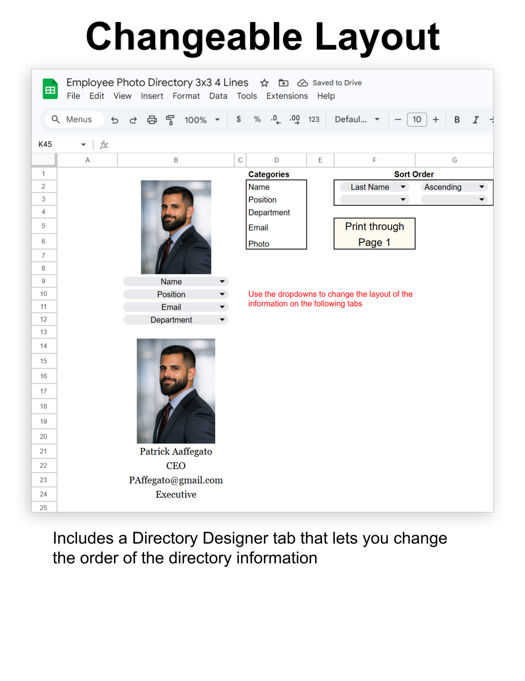 Employee Photo Directory