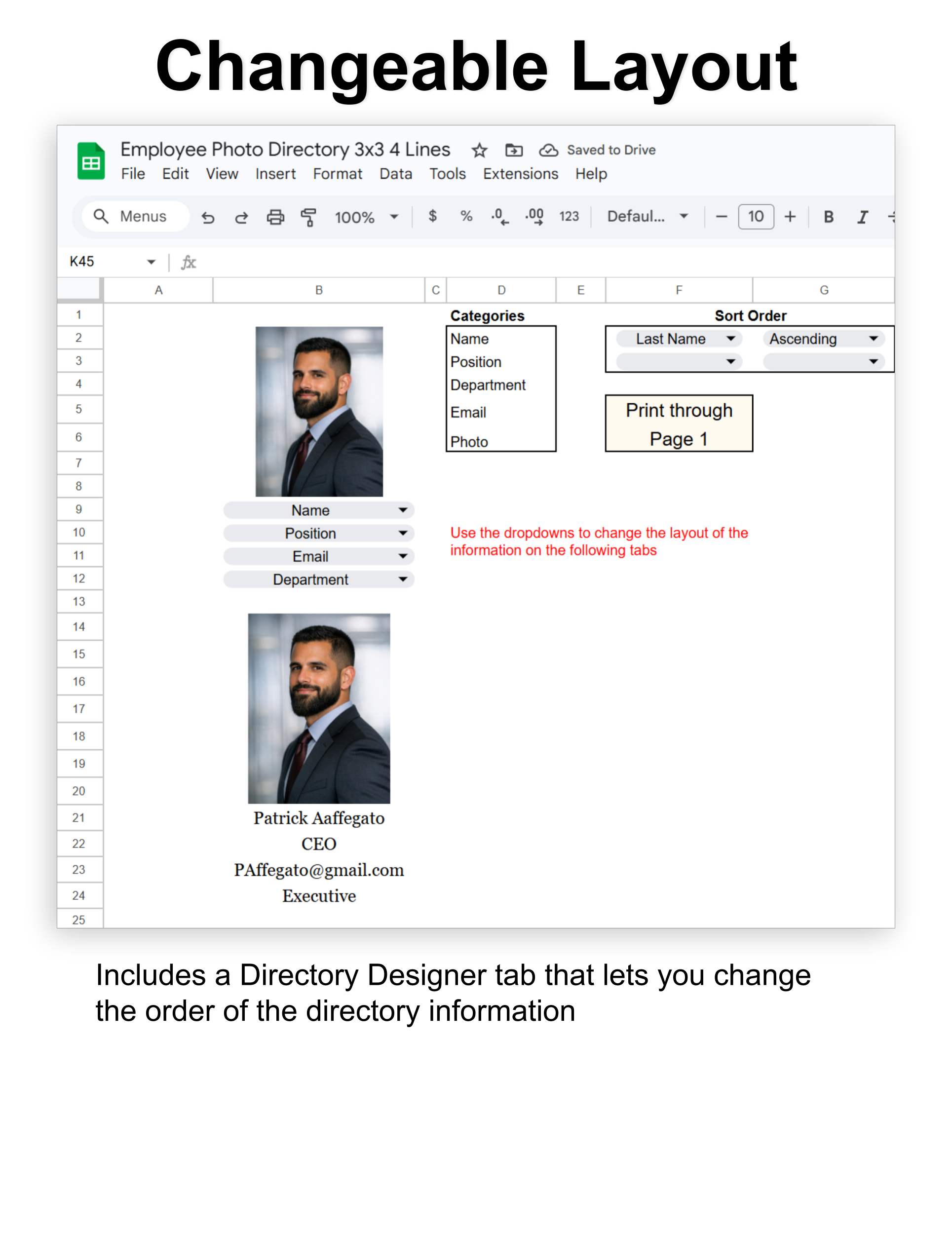 Employee Photo Directory