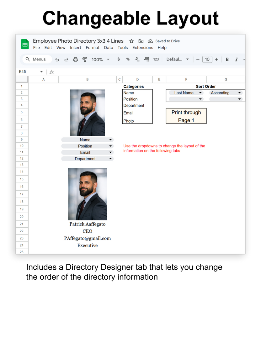 Employee Photo Directory – Custom Directory Templates