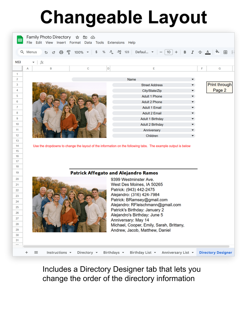 Custom Directory Templates