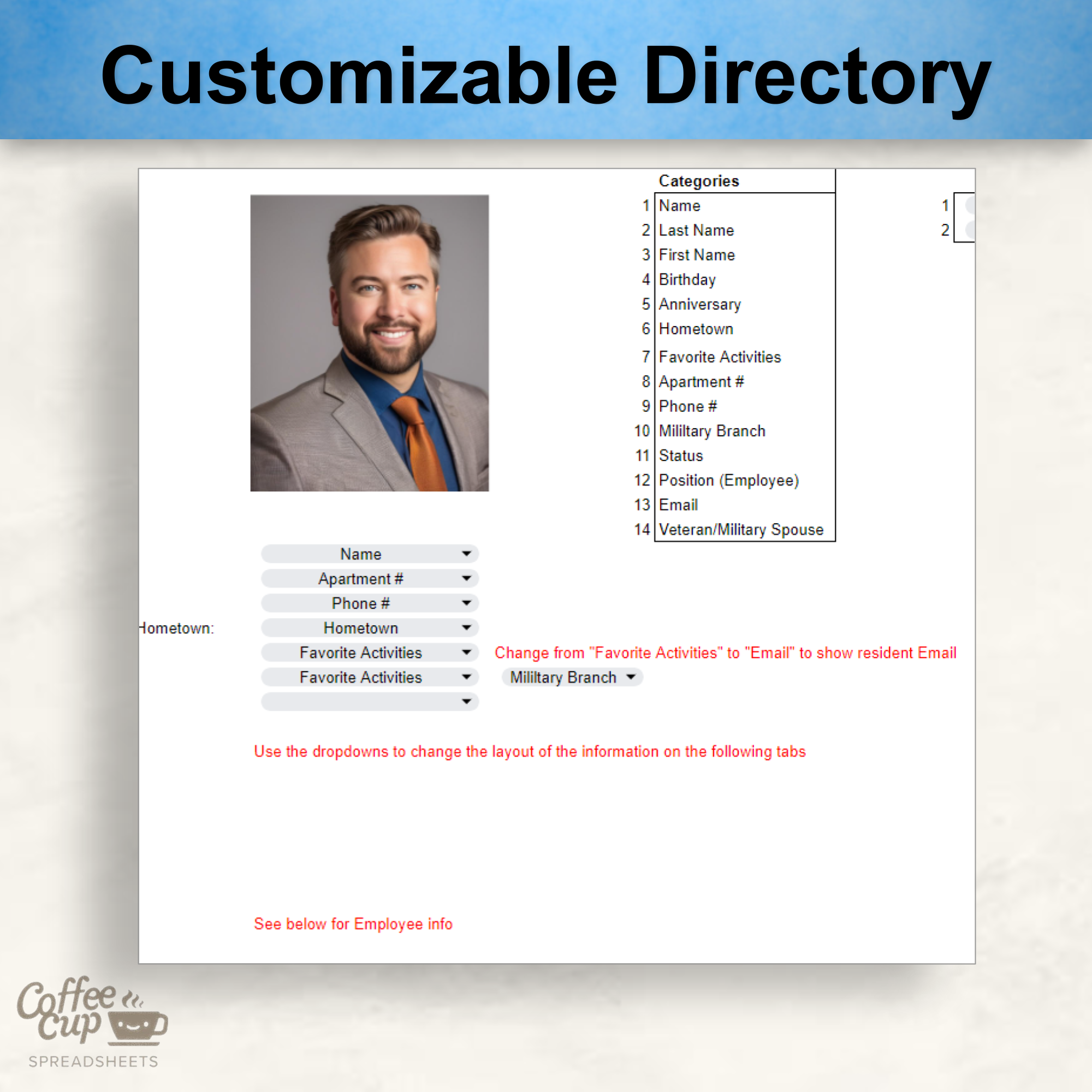 Custom Directory Template