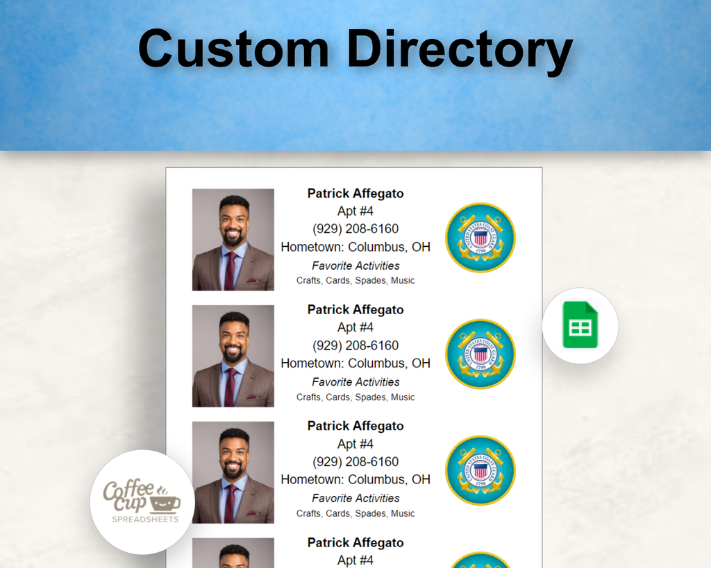 Program Directory Examples Custom Directory Template – Custom Directory Templates